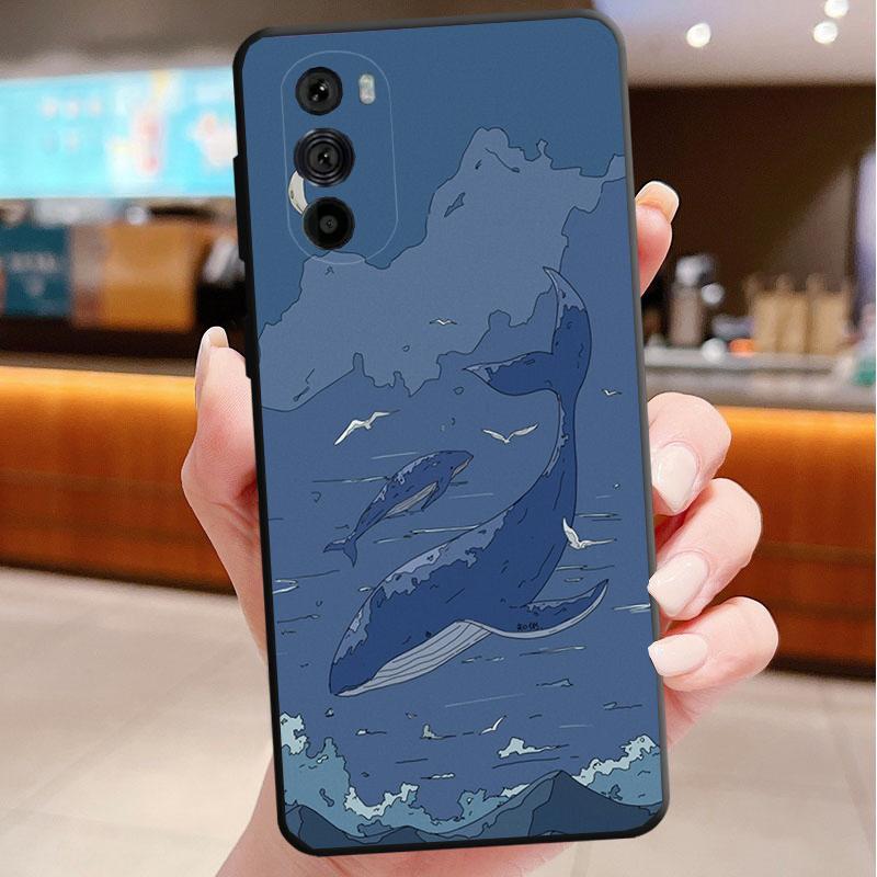 Phone Case For Motorola Edge 50 40 Pro 60 50 40 30 Ultra Neo Fusion Moto G85 G72 G53 G54 G84 G13 G32 Scenery Sky Moon Landscape