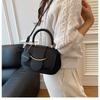 Ladies' Bag, Shoulder Bag, Saddle Bag, Simple and Versatile Handbag, Fashionable Contrasting Underarm Bag, Casual Crossbody Bag