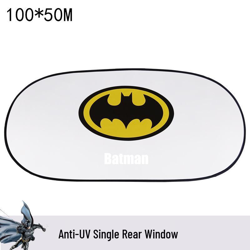 Captain America, Superman, Batman Cartoon Car Rear Window Sunshade Superman rear window shade