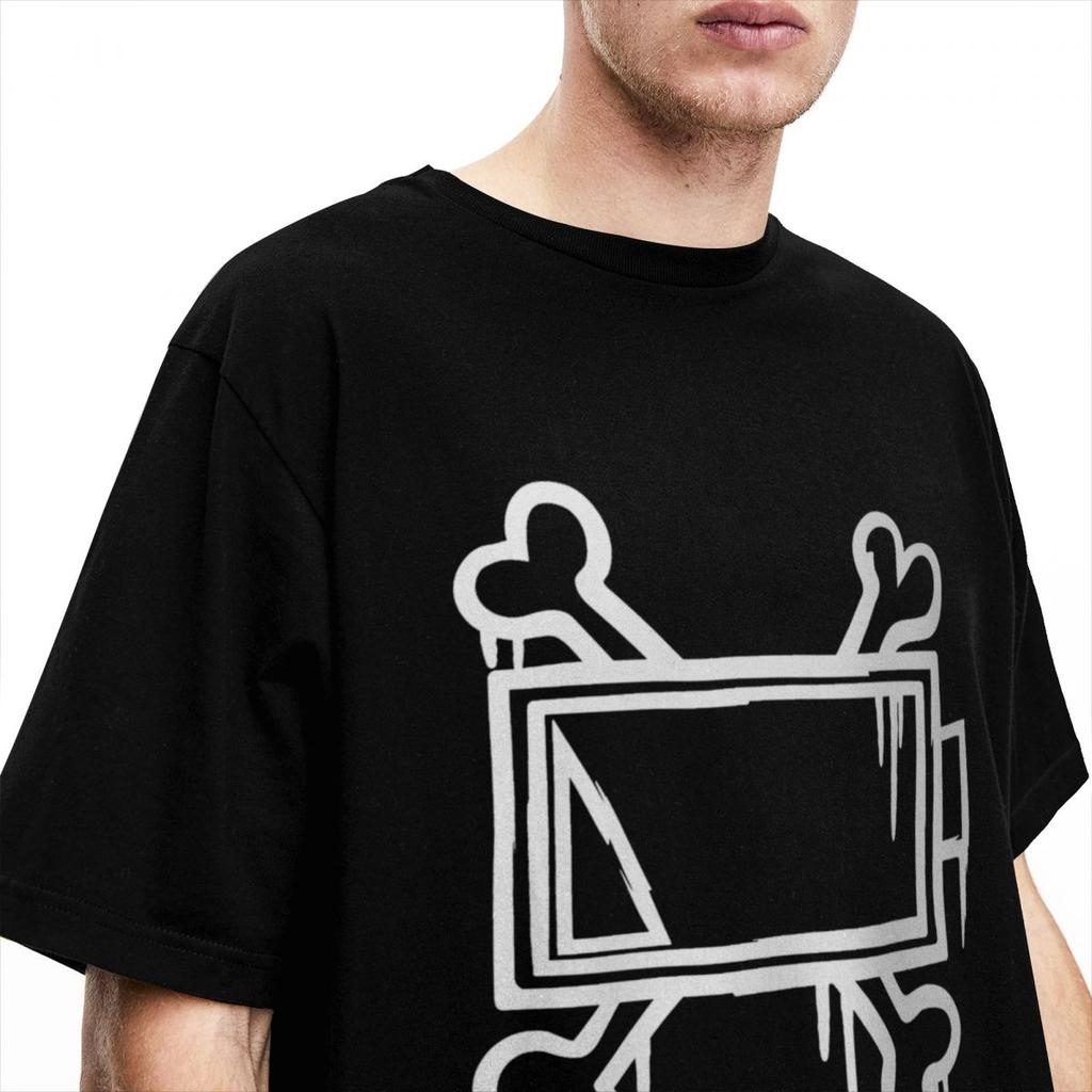 Uzi Doorman Bone Batttery Men Women T Shirt Murder Drones Fashion Tee Shirt Short Sleeve O Neck T-Shirt Cotton Plus Size Clothes