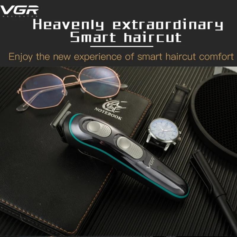 2026 VGR 055 Electric Hair Clipper Household Convenient Electric Push Cutting Oil Head Carving Stainless Steel Knife Head Hair Clipper Shape Carving