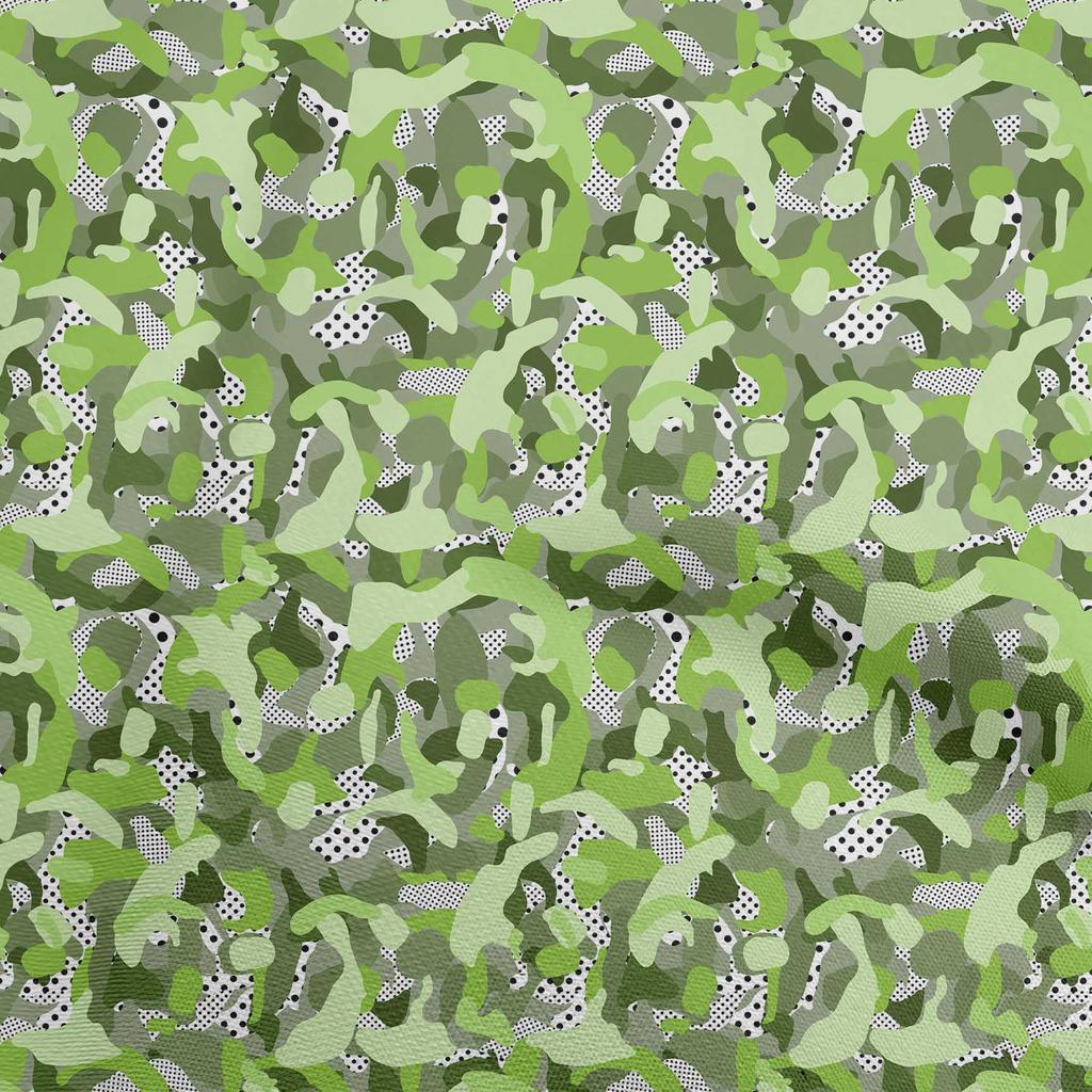 oneOone Cotton Flex Green Fabric Abstract Sewing Craft Projects Fabric Prints By Yard 40 Inch