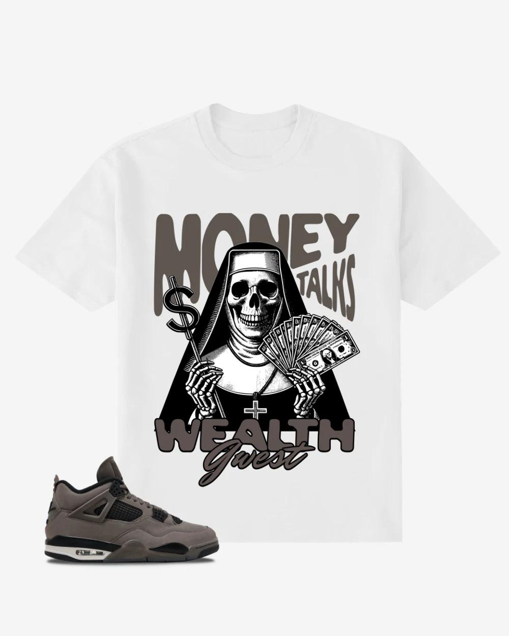Money Talks Wealth Whisper Oversized T-Shirt 4XL