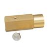 Brass CO2 Charges Adapter with Secure Connection & Extended Reach Long CO2 Cylinder Adapter Brass Fitting For Soft Drink Maker