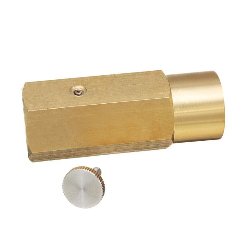 Brass CO2 Charges Adapter with Secure Connection & Extended Reach Long CO2 Cylinder Adapter Brass Fitting For Soft Drink Maker