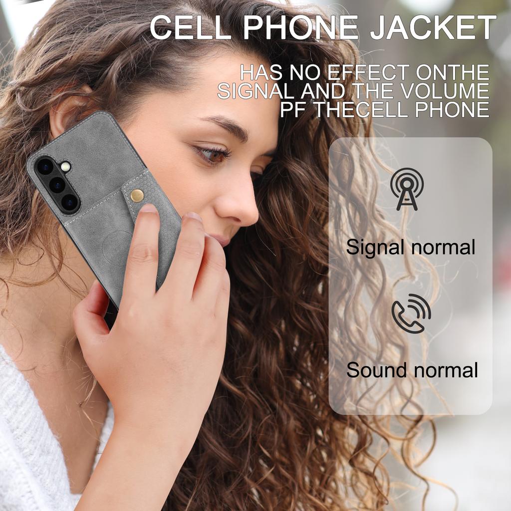 For Samsung Galaxy S25 Case Card Slots Kickstand Leather + TPU Phone Cover