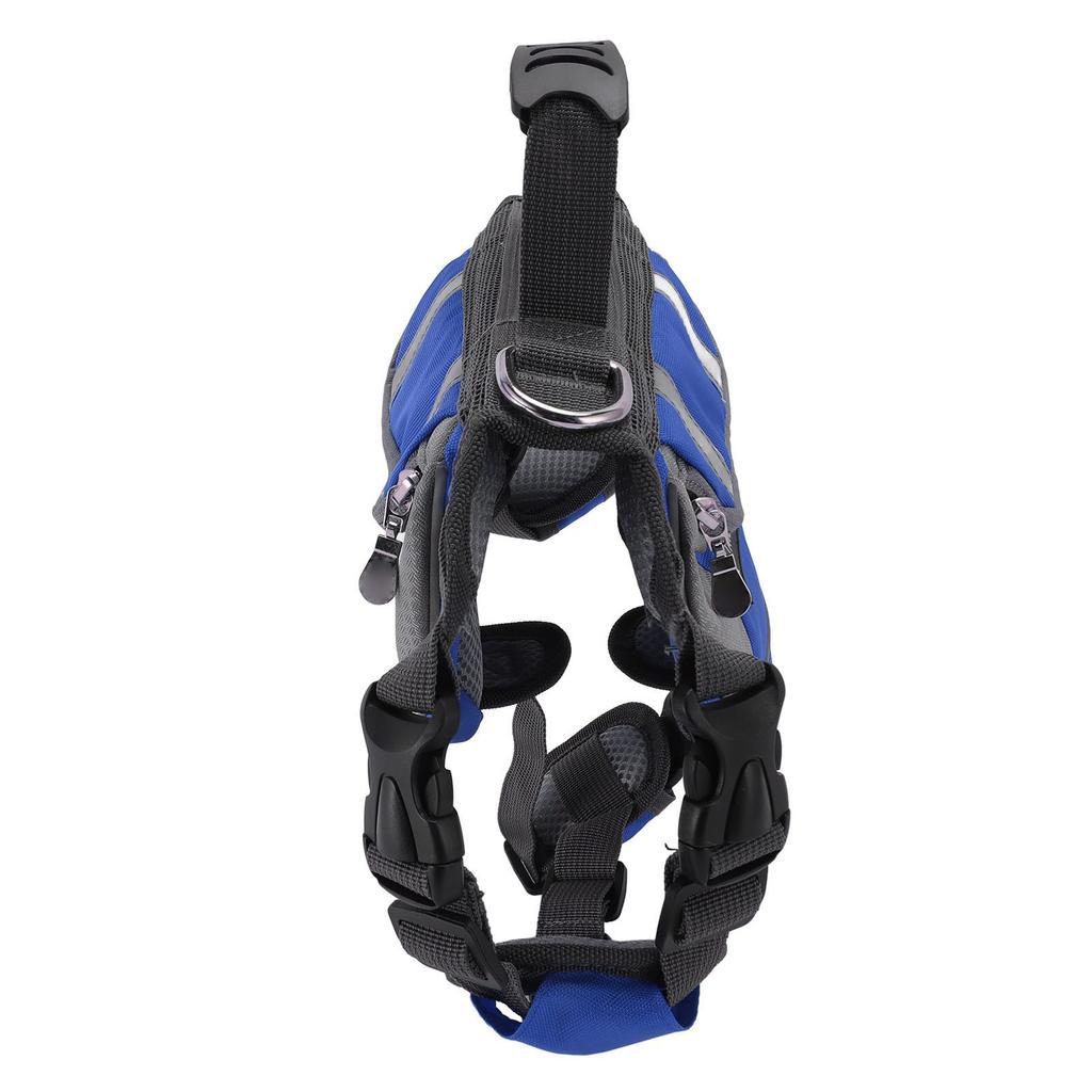 Dog Backpack Saddle Bag with Reflective Stripe Large Capacity Multifunction Dog Harness Saddlebag