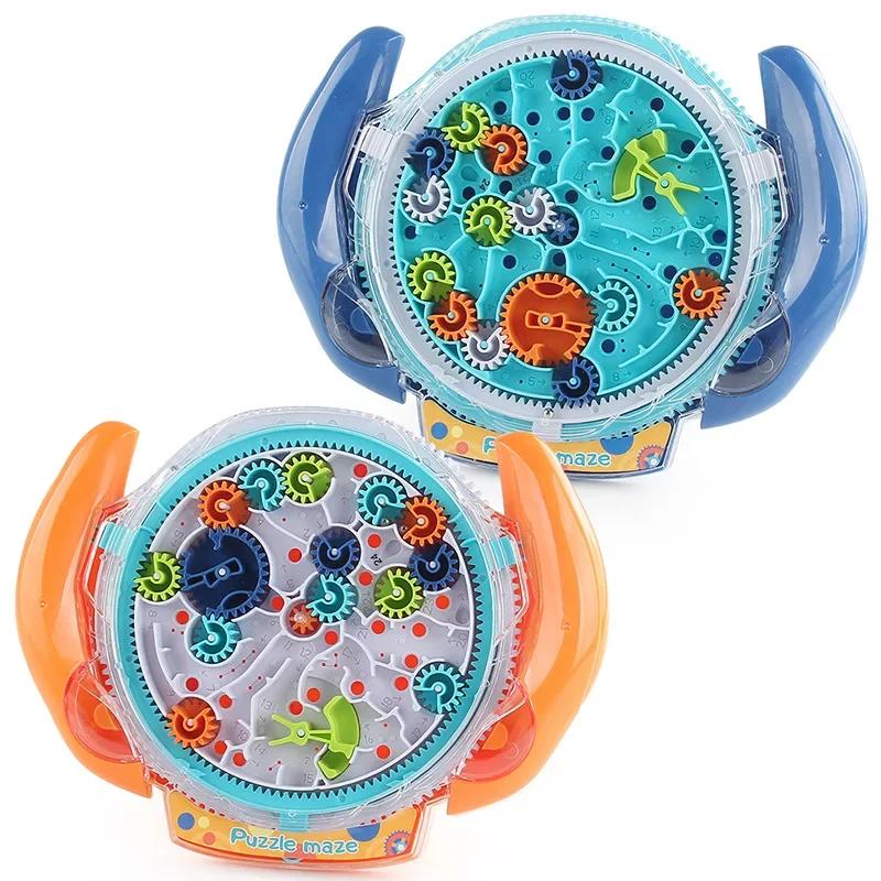Creative 3D Puzzle Humorous Gear Labyrinth Disk Gear Balance Ball Maze Wheel Dish Puzzle Instructive Playthings Designed For Children