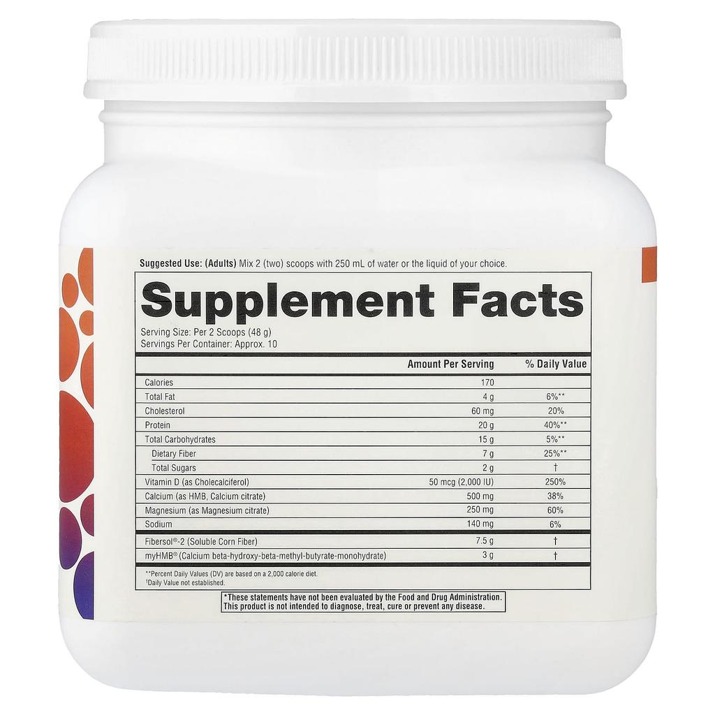 Youtheory, Muscle Guard Protein, GLP-1 Support, Vanilla, 485g (17.1oz)