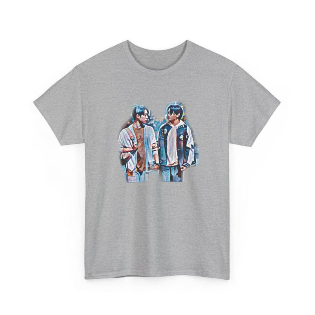 T-shirt Unisexe WilliamEst Thai BL Inspiré de Thame Po Merch Fan de la Série GMMtv T-shirt Graphique Haut Décontracté en Coton