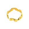 18K Luxury Titanium Steel Diamond Open Ring - Irregular High-End Design, Non-Fading