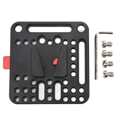 V Mount Lock Battery Plate Aluminum Alloy V Lock Battery Quick Release Plate for Photograph Camera