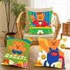 Happy W-wiggle Cartoon Pillow Case Applicable Space For Guest Rooms Interiors Cars Office House Decoration