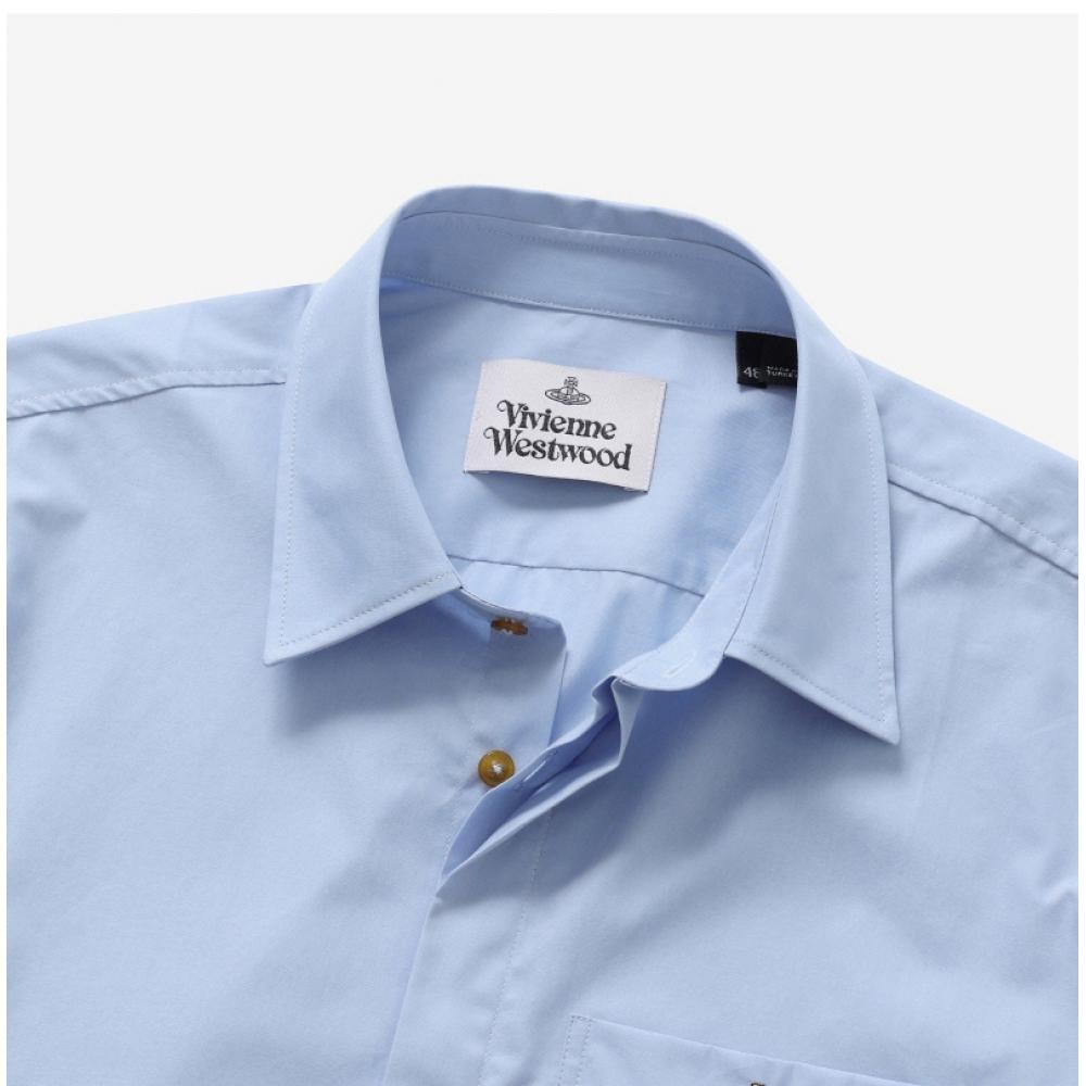 Vivienne WeStwood Men S Orb Logo claSSic Short Sleeve Shirt K403