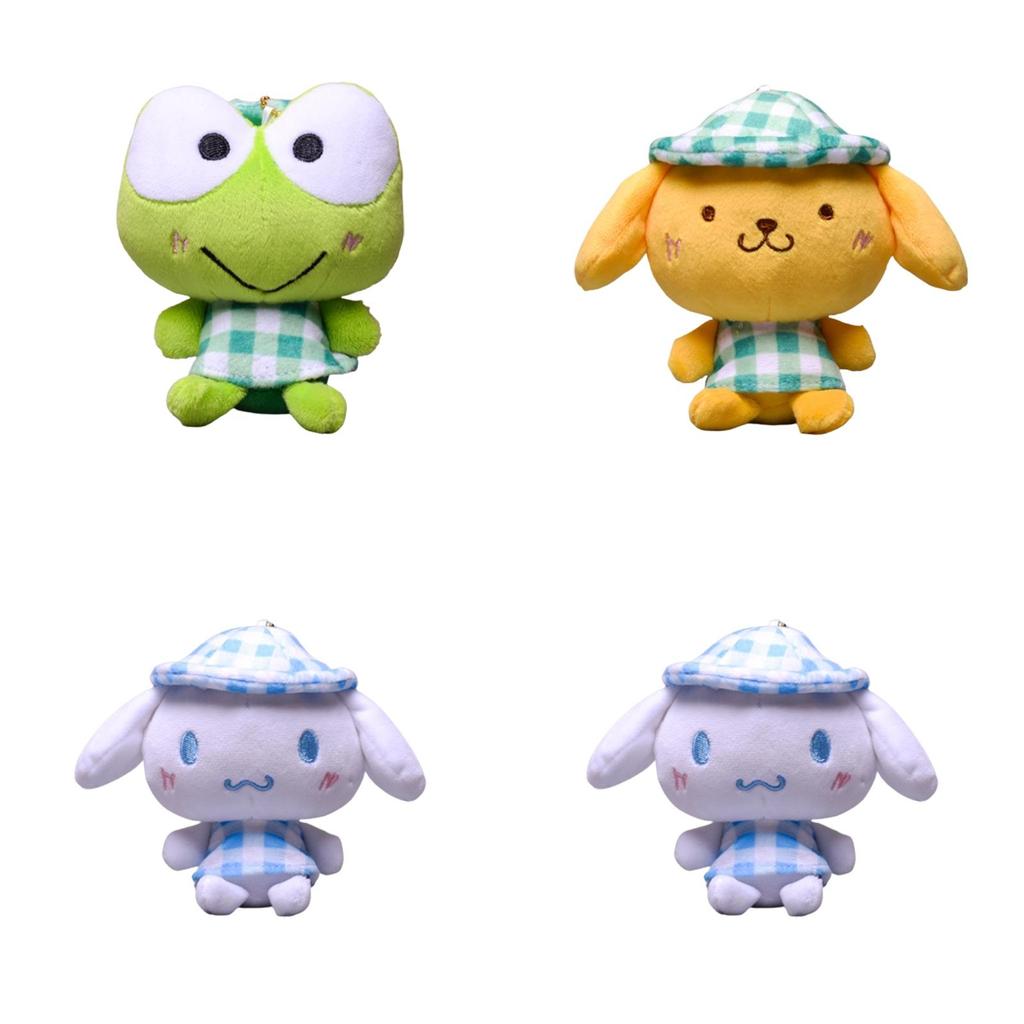 Cute Sanrios Kuromi Melody Cinnamoroll Plush Doll Pendant For Bag And Keychain Decoration