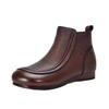 Soft-soled soft-faced mother shoes, new autumn and winter flat-soled huge comfortable huge warm huge good-looking velvet short boots