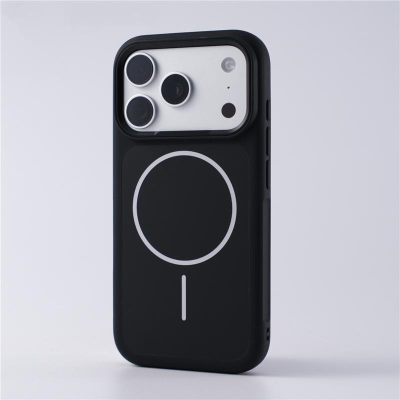 Double Color for Magsafe Case For 17Air 17Pro 17Pro Max Matte Magnetic Wireless Charge Hard Protective Cover