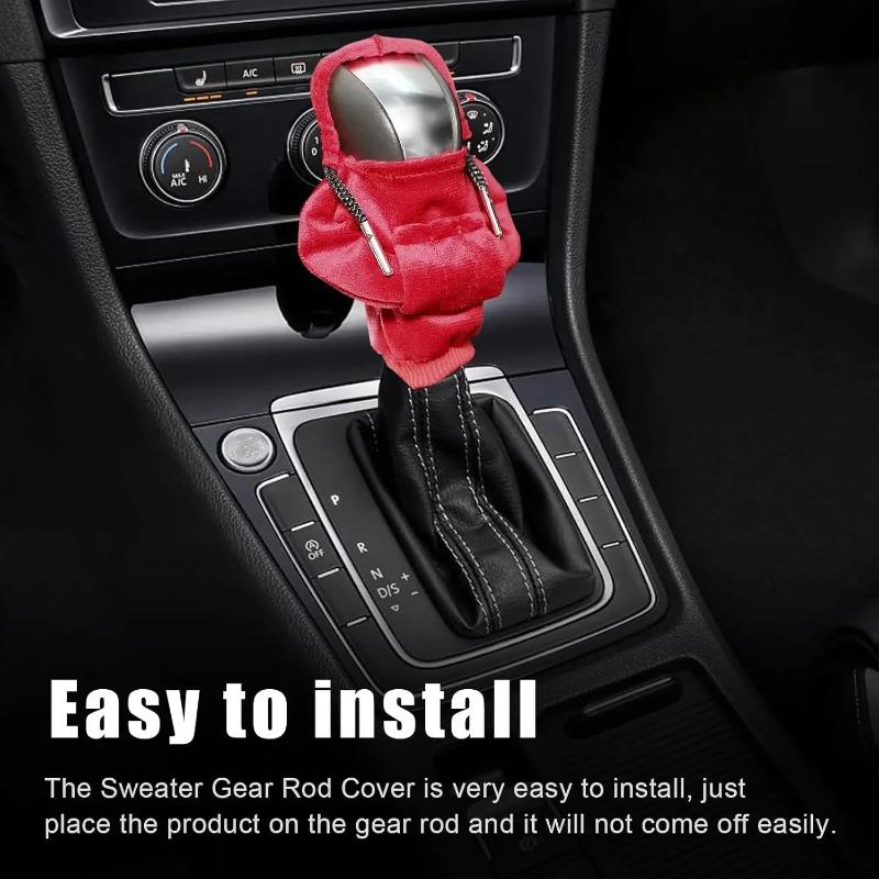 Manuelle Handgriff Schalthebelabdeckung Hoodie Auto Schalthebelknauf Abdeckung Mode Schalthebel Sweatshirt Schalthebel Auto Zubehör Dekor