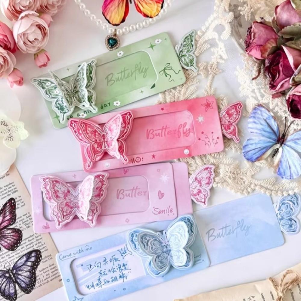 5-Pack Set Material Kit Butterfly Pull-out Card Creative Handmade Surprise Postcard DIY Romantic Wedding Party Invitations