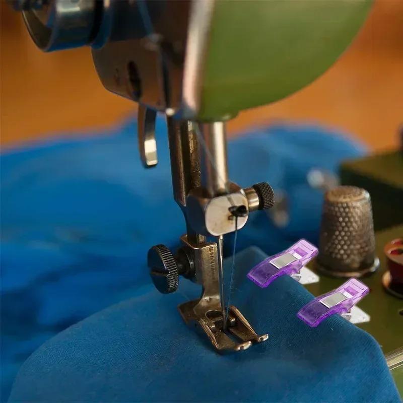 Multipurpose Sewing Clips Colorful Clips Plastic Craft Crocheting Knitting Safety Clips Assorted Color Binding Paper