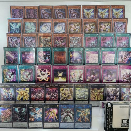 [Deck Sale] Galaxy-Eyes Tachyon Deck Pre-constructed Deck with Sleeves: Schwarzschild, the Infinite Dragon, Galaxy-Eyes Time Dragon