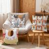 Anime Art Cute Cat NNyanko Sensei MMadara Soft Pillowcase Sofa Home Living Room Bedside Decor Pillow Cover Gift Party Hogar