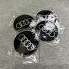 4PCS 65mm automobile hub center cover sticker is suitable for Audi ABT A3A4A5Q2 Q7 RSTT hub aluminum alloy modification sticker.
