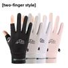 Gants de cyclisme pour hommes femmes avec écran tactile respirants en soie glacée ultra fins protection UV pour sports de plein air