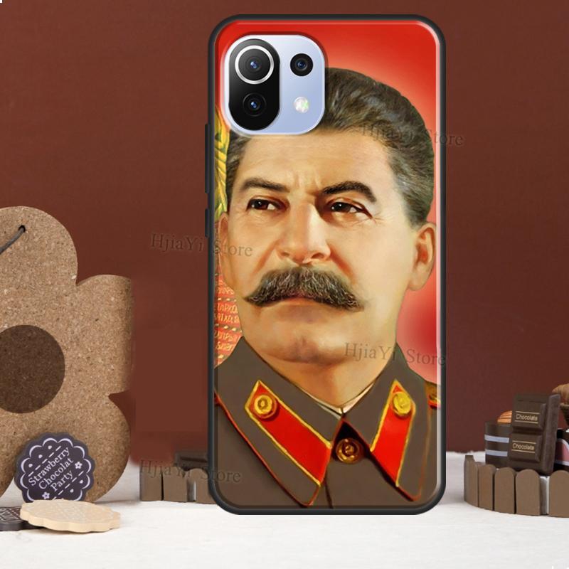 Russian Commander Stalin Funda For POCO F5 X3 X4 X5 Pro F4 GT C40 F3 Case For Xiaomi 11T 12T Pro 12 X 13 Lite Cover