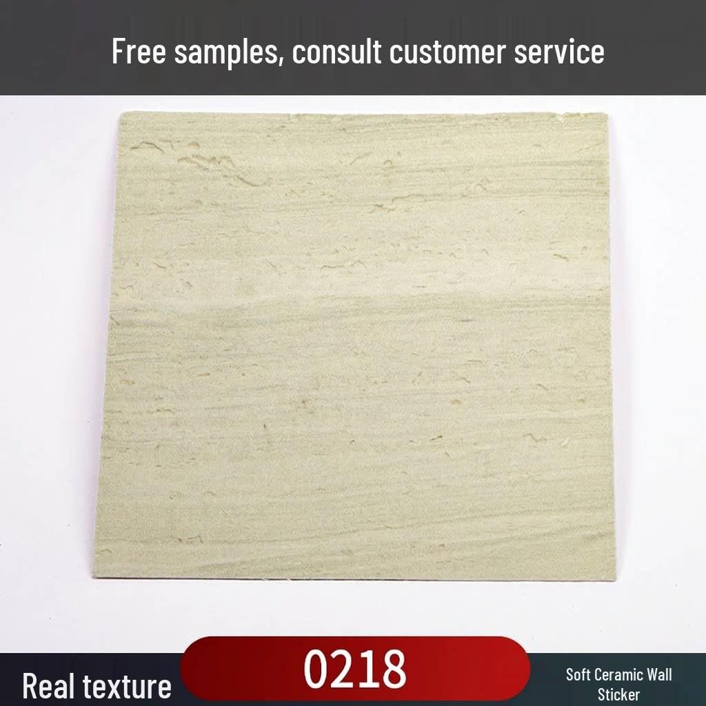 Weiche Keramik Flexible Travertin 3D Wandaufkleber, Biegsame PU Stein Haut für Außenwände