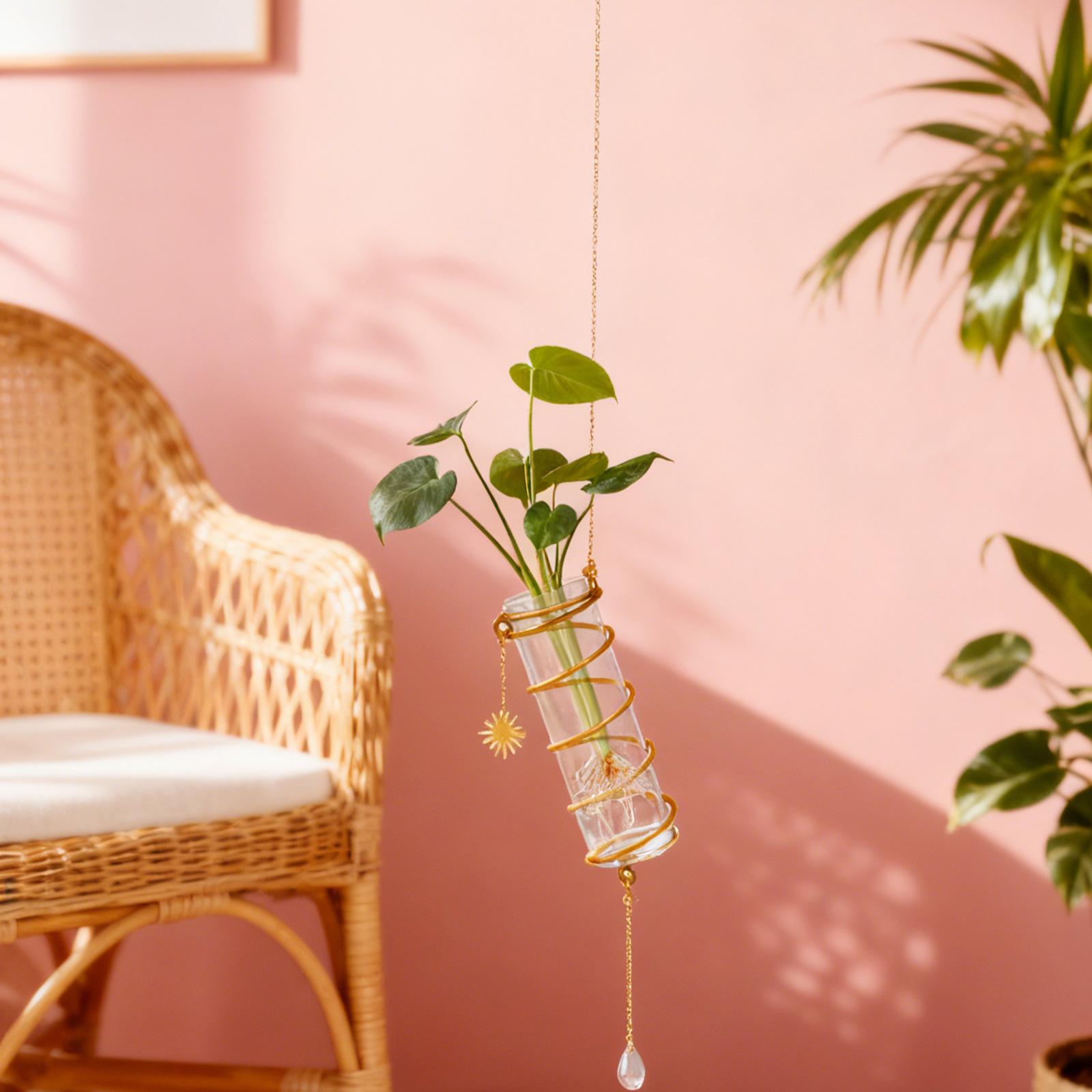 Гидропонные емкости, Вазы, Гостиные, Креативные подвесные двери, Декоративные стены, Зеленые растения плюща, Прозрачные гидропонные цветочные горшки One Size