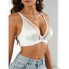 Plus Size Mesh Front Closure Push Up Bra