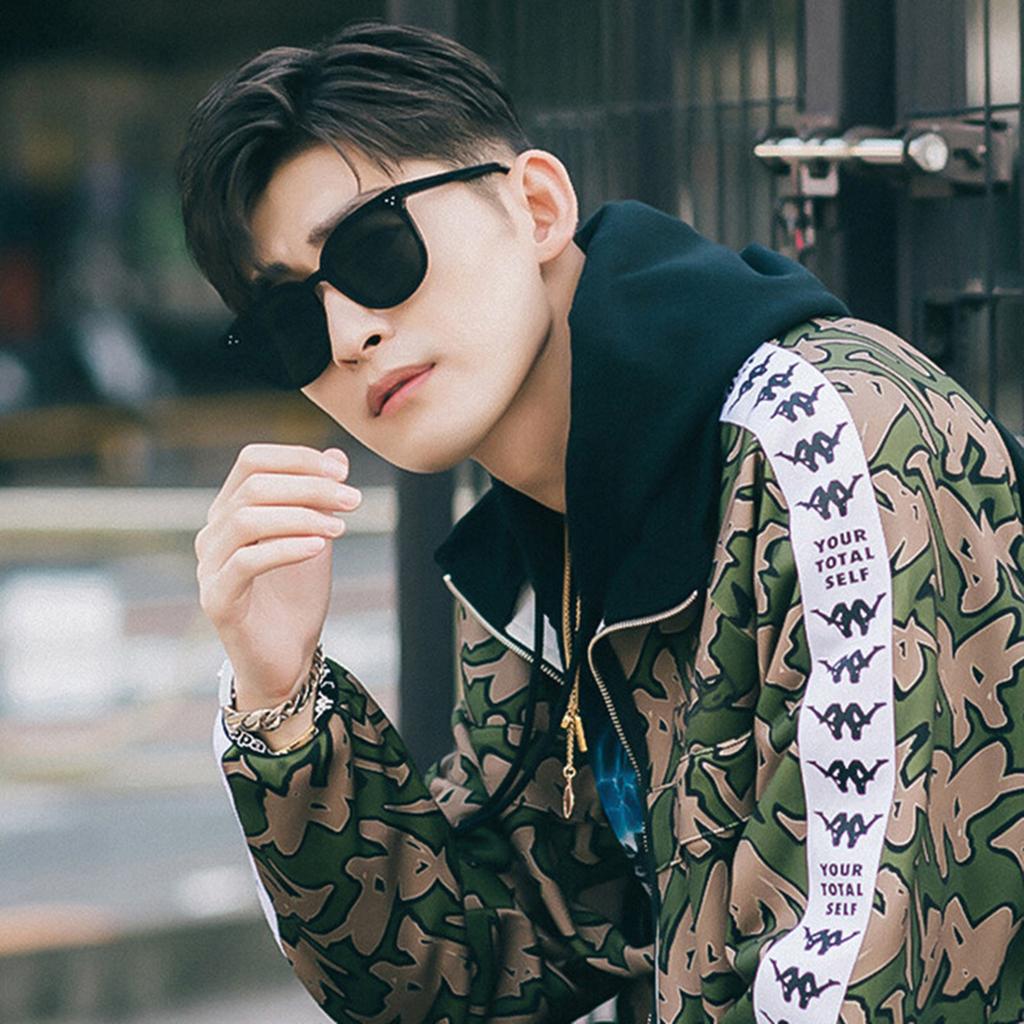 New Square Fashion Sunglasses Men's Colorful Mercury Sheet Sunglasses Street Shooting Glasses