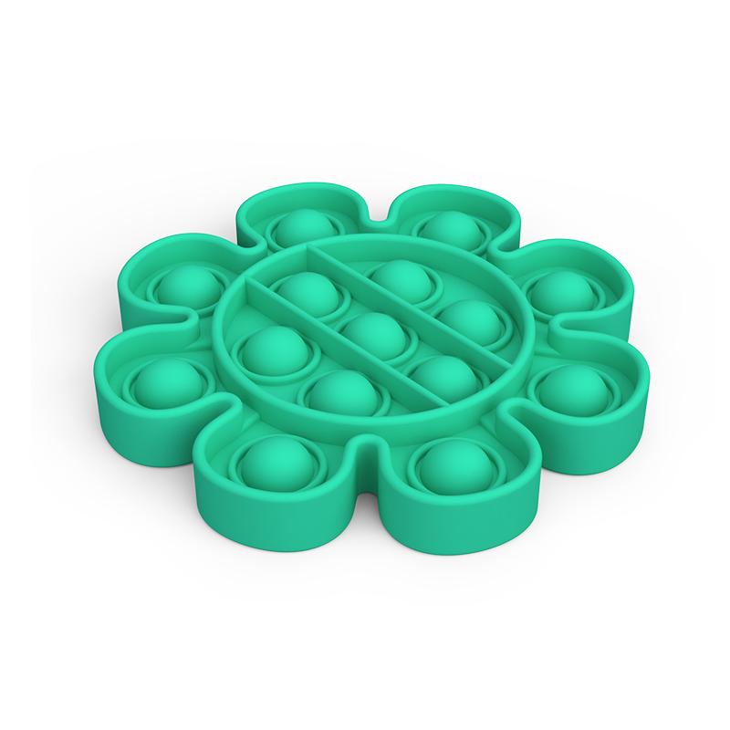 Rainbow Pop Push Bubble Fidget Toy - Anti Stress Relief Sensory Toys For Adults, Kids, Children & Special Needs