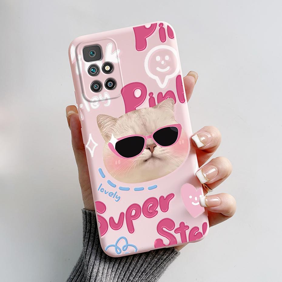 For Xiaomi Redmi 10 Prime 2022 Case Cute Bear Cartoon Shockproof TPU Cover For Xiaomi Redmi 10 Phone Case Redmi10 2022 Soft Capa