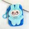 Cute Plush Labubu Coin Purse Pendant Labubu Earphones School Bag Pendant Gift