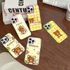Rilakkuma Relaxed Bear Phone Cover For IPhone 16 15 14 13 12 11 17 Pro Max Plus Color Silver Shell