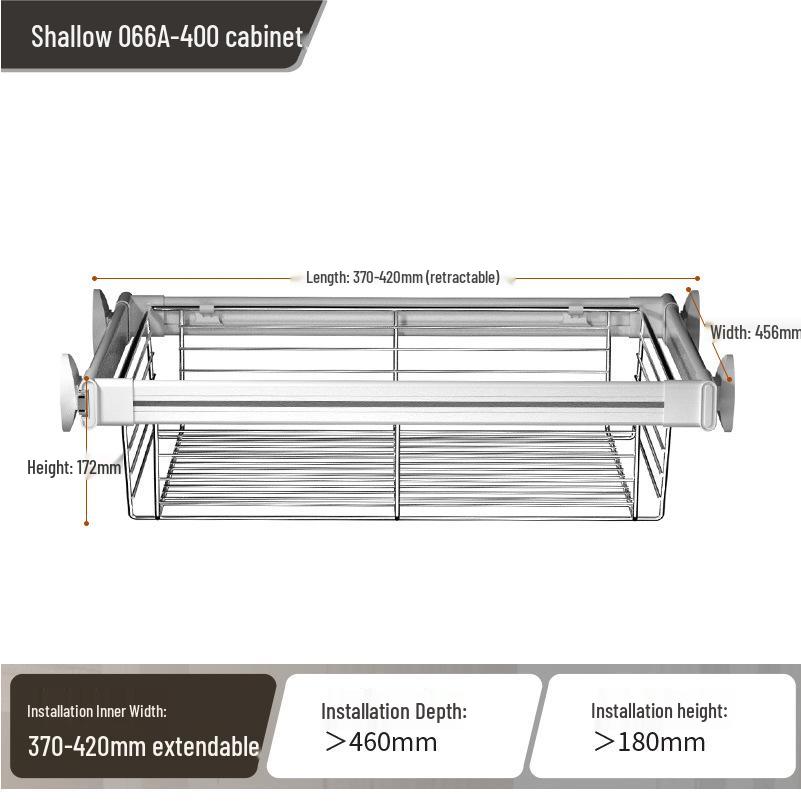 Étagère télescopique extensible pour rangement de pantalons dans une armoire