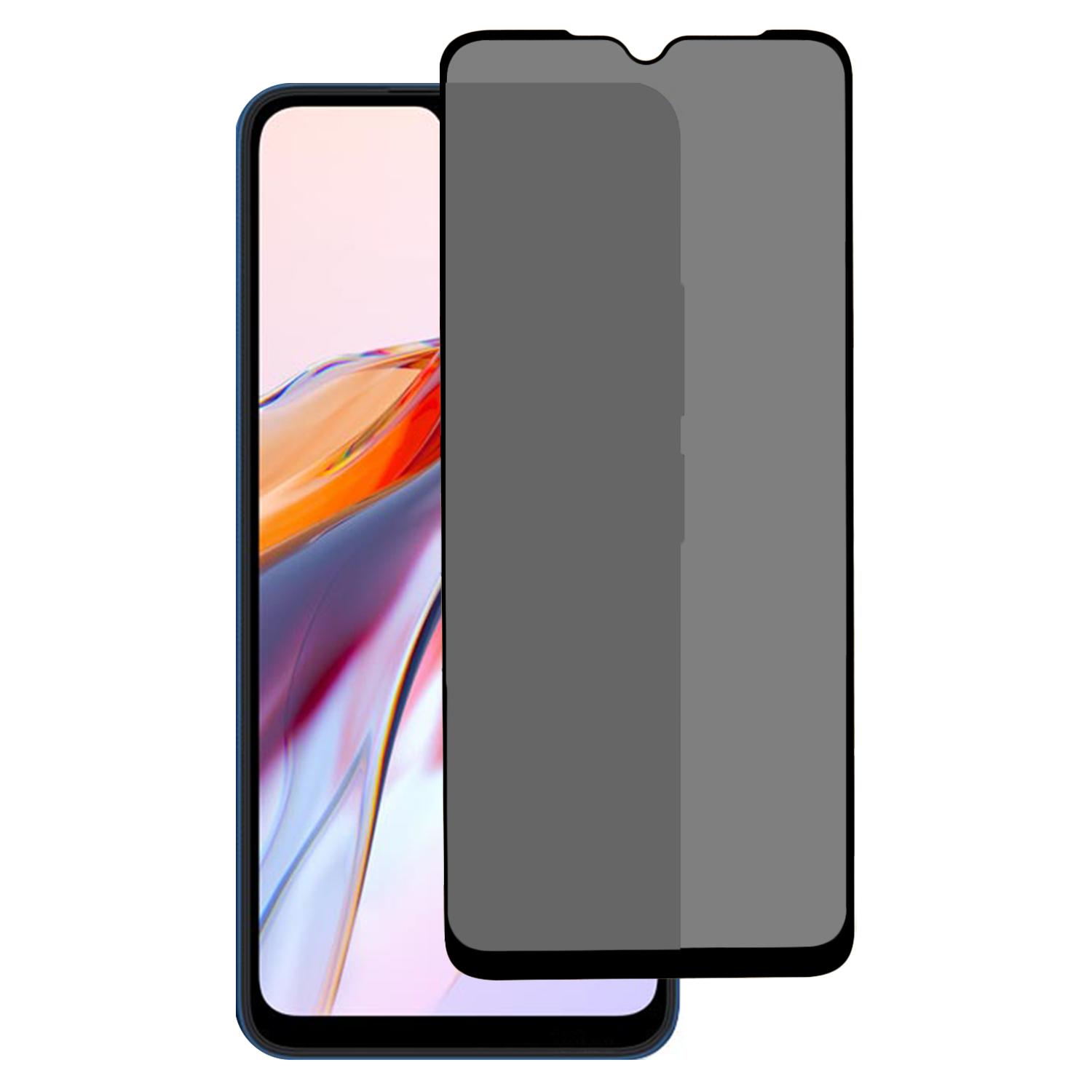 

Для телефону Xiaomi Redmi 12C 4G Захисне скло на весь екран Антишпигун Повний клей Шовкографія Високоалюмосилікатне скло Type A