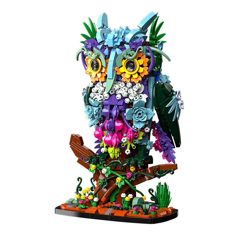 1358 Teile MOC Steine Mechanische Eule Bausteine Set 3D Modelle Zusammengebaute Spielzeuge Für Kinder Erwachsene Schreibtischdekoration Geschenkset