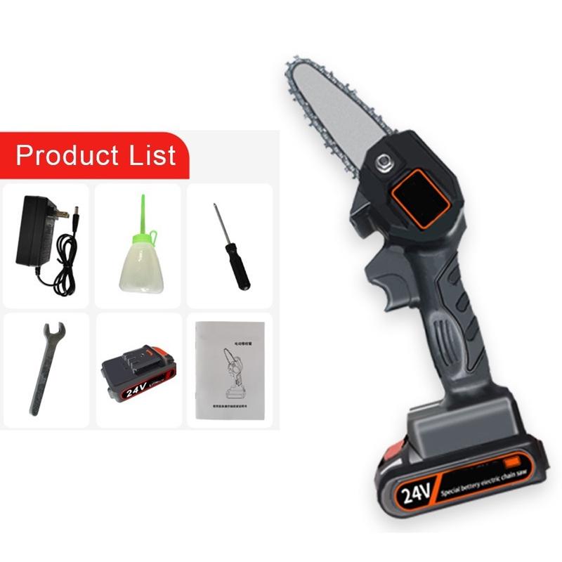 Buy 24V Mini Electric Chainsaw Portable 4 Inch Electric Pruning Saw