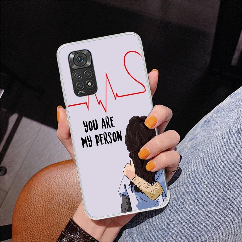 Greys Anatomy Person Phnoe Case for Phnoe Case for Xiaomi Redmi Note 15 14 14S 13 Pro Plus 12 12S 11S 11E 10S 10 11T 5G Unique C