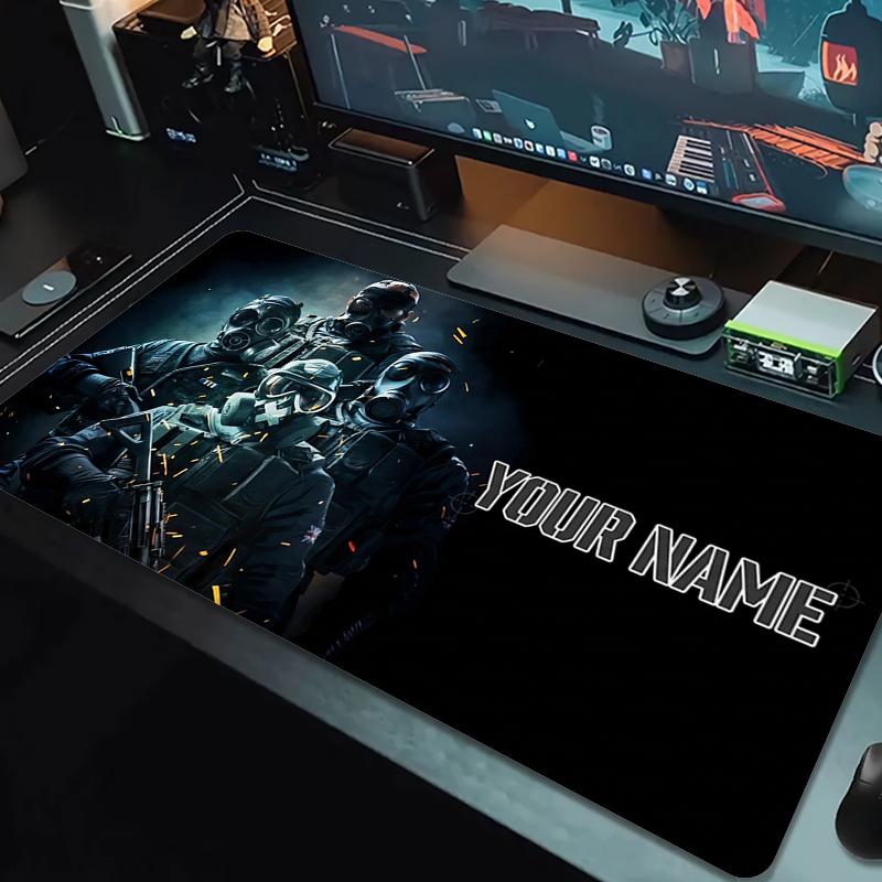 Custom Name Tom Clancy Mouse Pad Large Gaming Table Cushion Non-slip Laptop Tablet Big Mousepad XXL Mat Mini PC Playmat With Lock edge_XIA