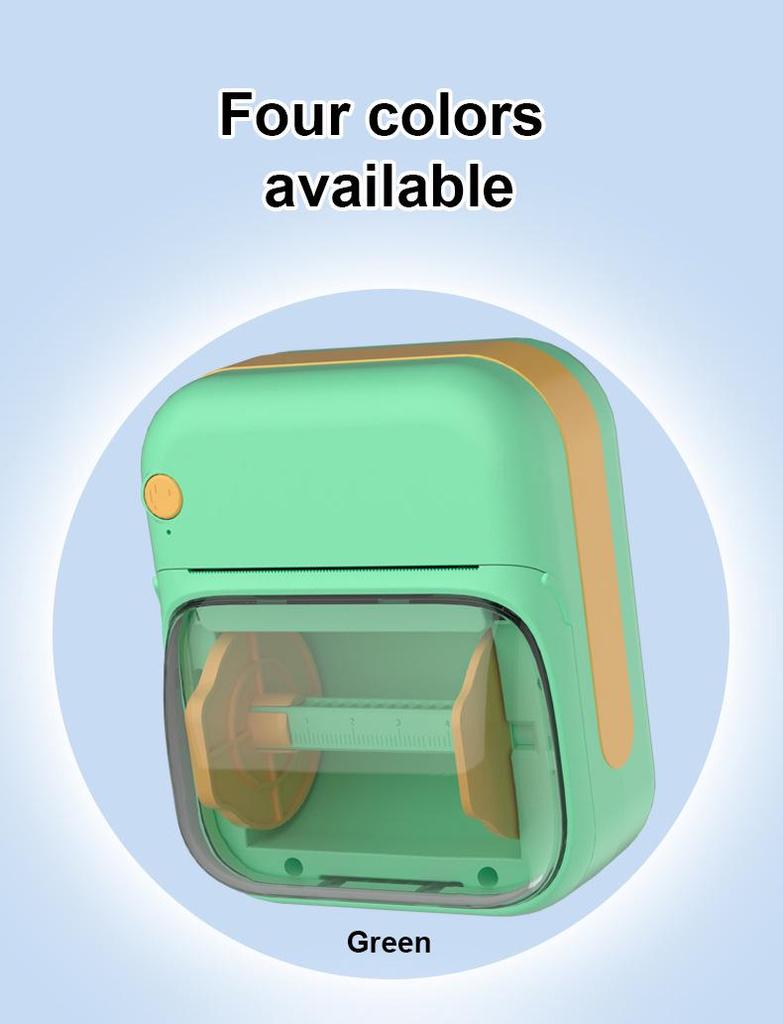 Bluetooth Mini Thermal Label Printer: Portable Inkless for Home & Office
