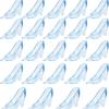 12PCS Creative Princess Slippers 3.5 Inch Crystal Shoes New Mini Cinderella Slippers