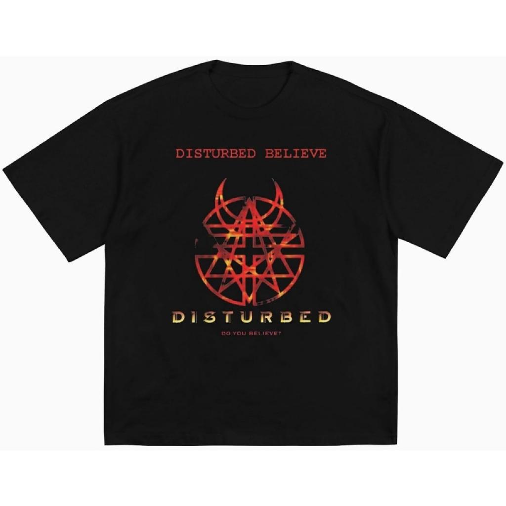 Rashmika T-Shirt for Men and Women Disturbed Band Short Sleeve T-Shirt Crew Neck Running Shirts