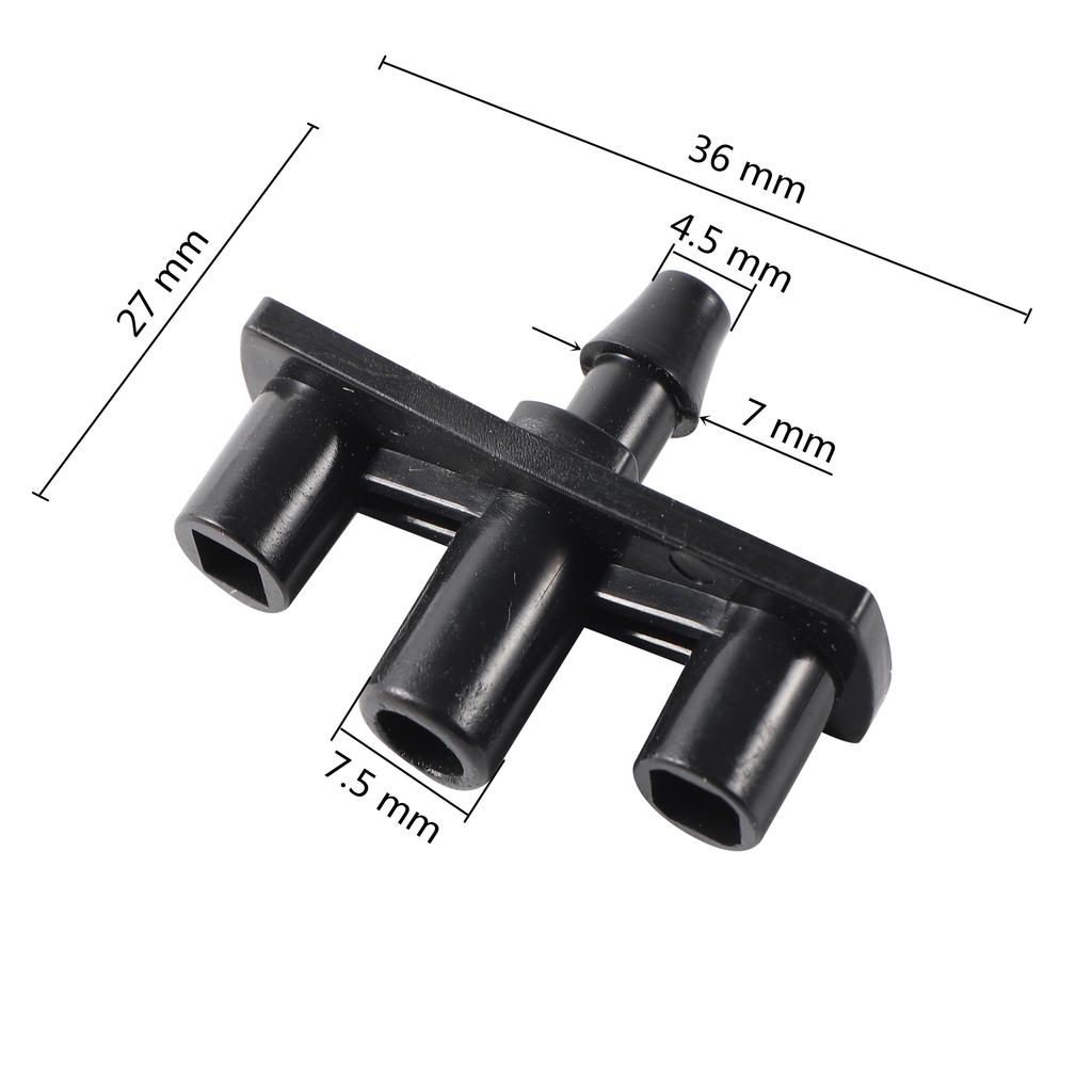 20Pcs 7.5mm G-type Impeller Rotating Nozzle Garden Irrigation Rotary Refraction Spinkler Greenhouse Agriculture Watering Nozzle