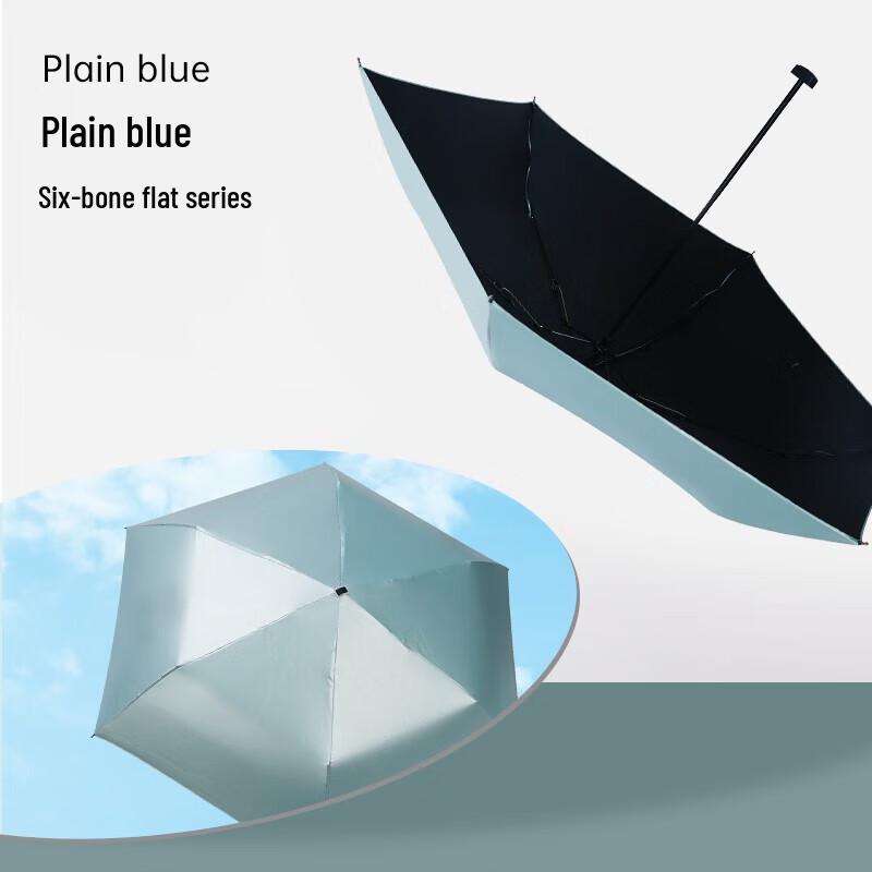 

Ultra-Flat Six-Bone Compact Sun/Rain Umbrella