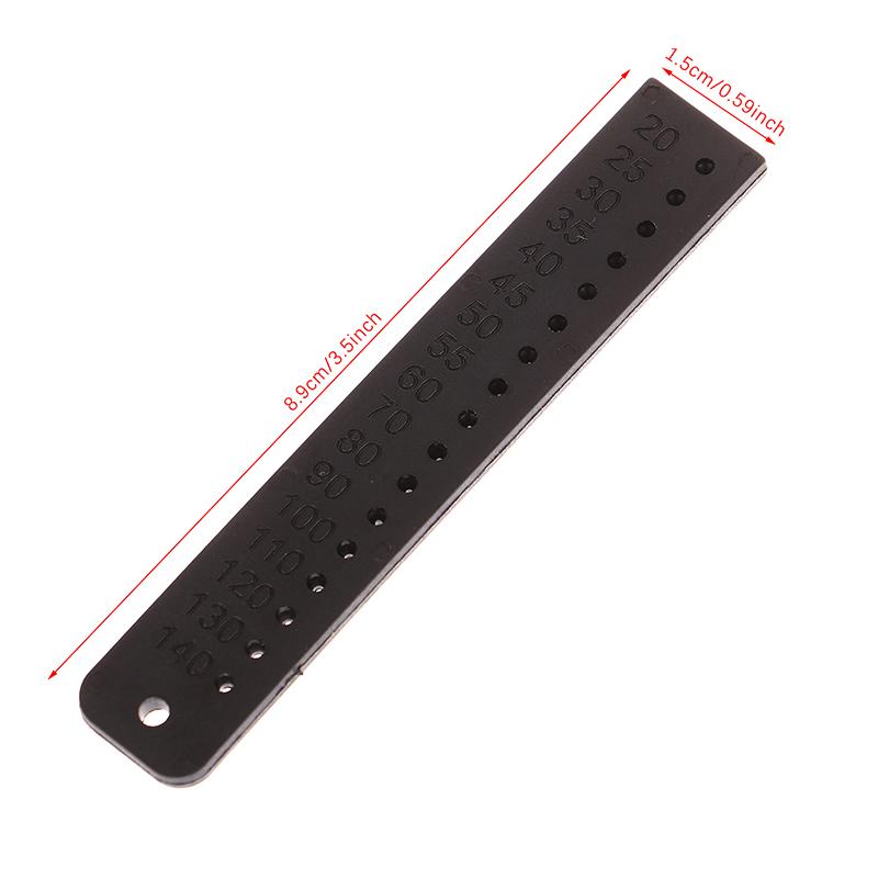Règles endo dentaires pour jauge de point de gutta-percha, règle de mesure d'étalonnage, échelle de mesure de portée, instruments endodontiques, dentisterie