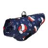 Winter Dog Clothes Christmas New Year Jacket For Small Dogs Vest Cats Coat Costume Santa Claus Print Party Outfit Pet Supplies